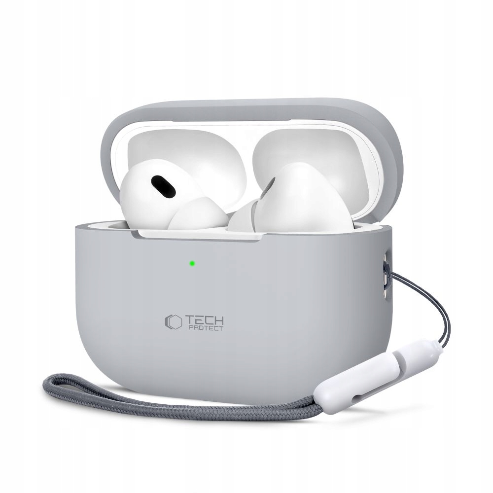 Tech- Protect Silicone Apple AirPods Pro 1 2 Crayon Grey Tech- Protect