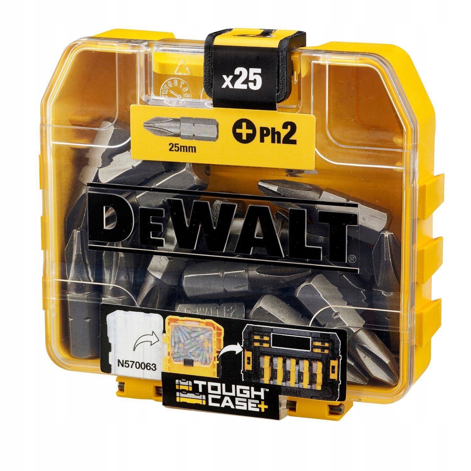 

Zestaw bitów do wkrętarki 25szt. Ph2 25mm DeWalt