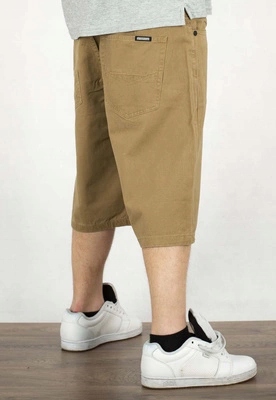 Kraťasy Mass Pants Baggy Fit Slang béžové barvy