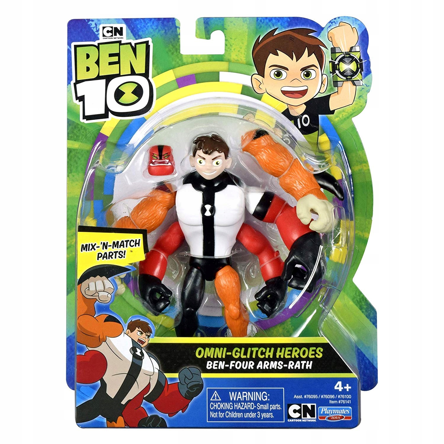 BEN 10 FIGURKA MIX N' MATCH glitch heroes Marka Epee