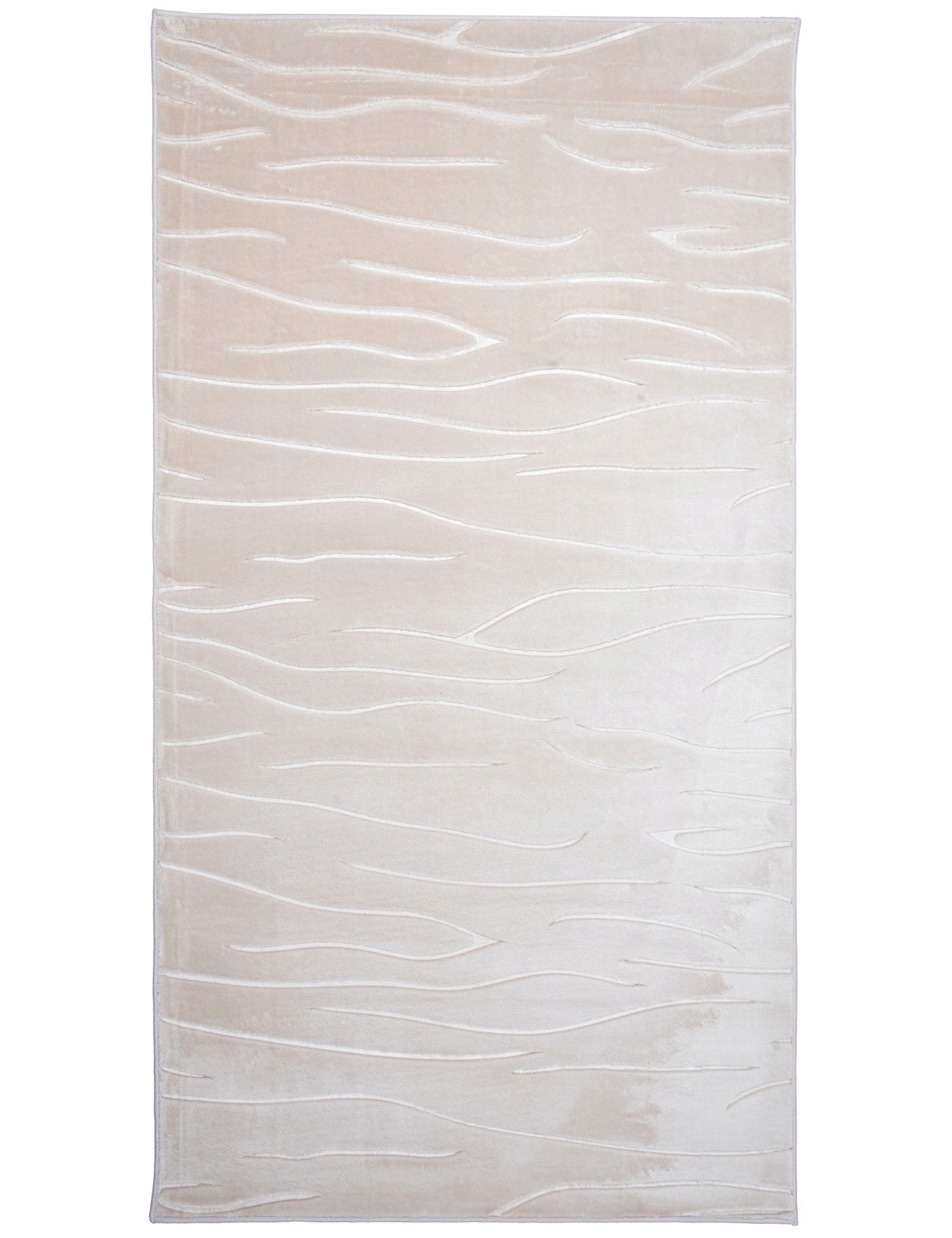 DYWAN GLAMOUR CHODNIK DO SYPIALNI MIĘKKI CIEPŁY BEŻOWY POŁYSK 60x100cm Długość (cm) 100 cm