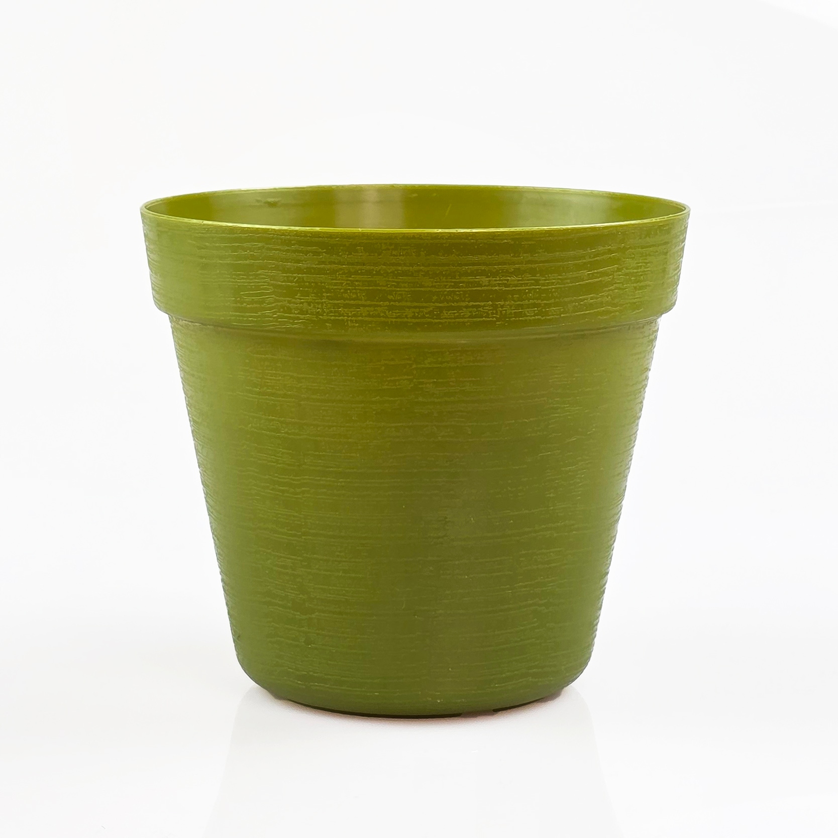 Doniczka w Stylu LOFT 16 cm, 1,77L, Eko, UV Odporna, Oliwkowa