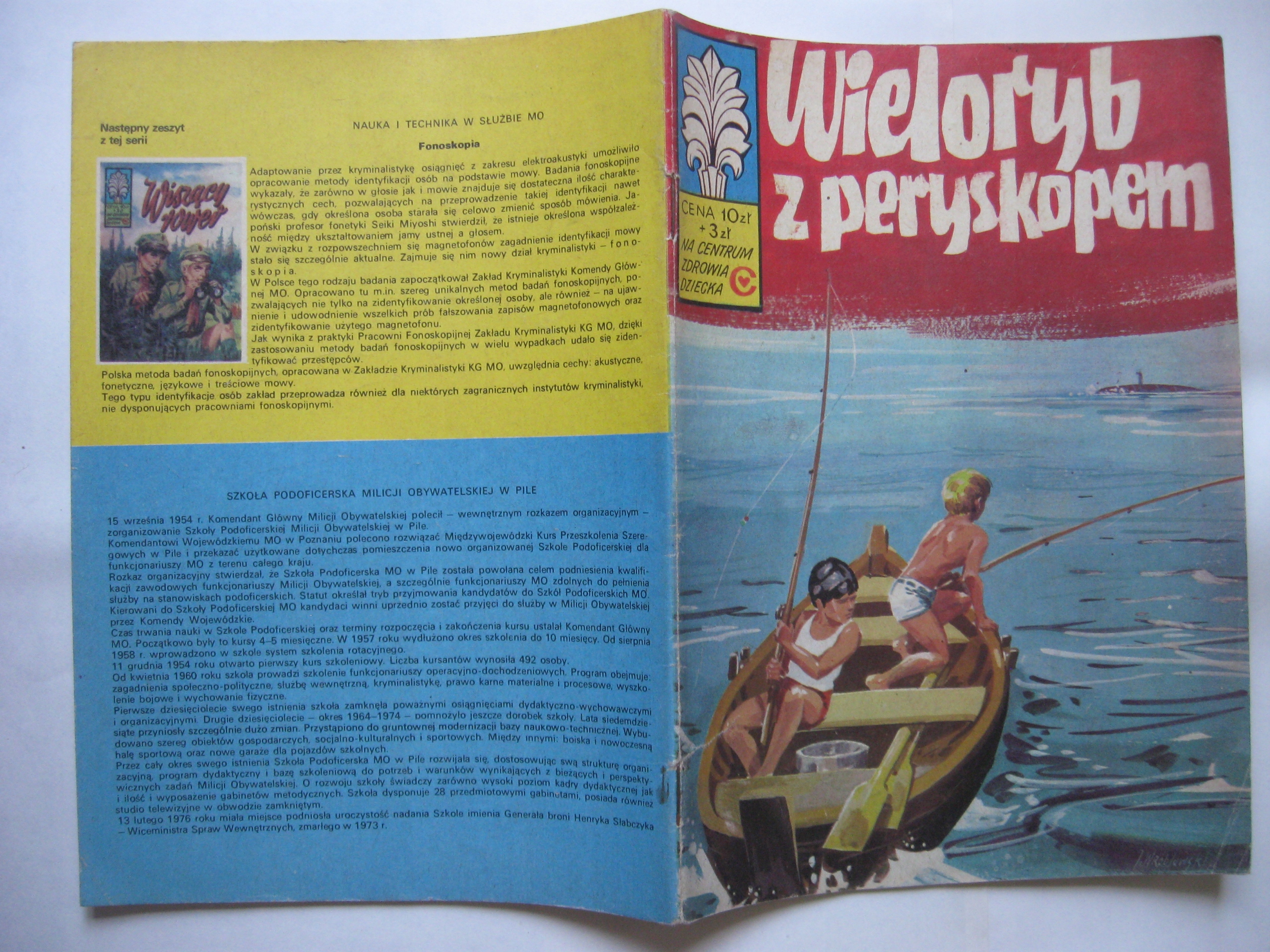 KAPITAN ŻBIK Wieloryb z peryskopem BDB 1978 Wydawnictwo Wydawnictwo Sport i Turystyka