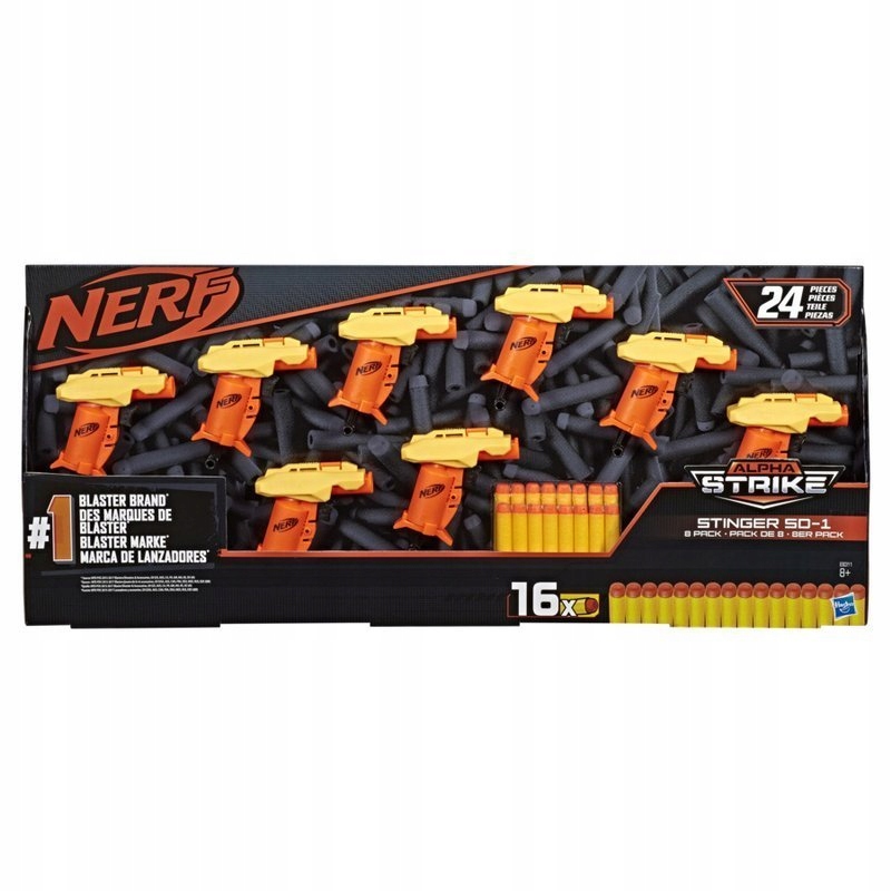 

Hasbro Nerf Alpha Strike Stinger SD-1 8 Sztuk