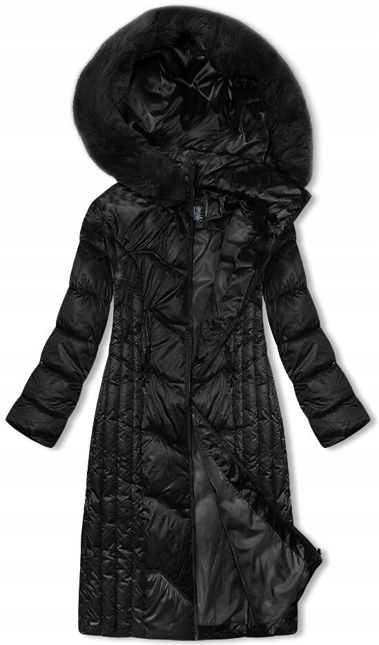 Zimní Bunda Kapuce B8201 Černá XL (42)