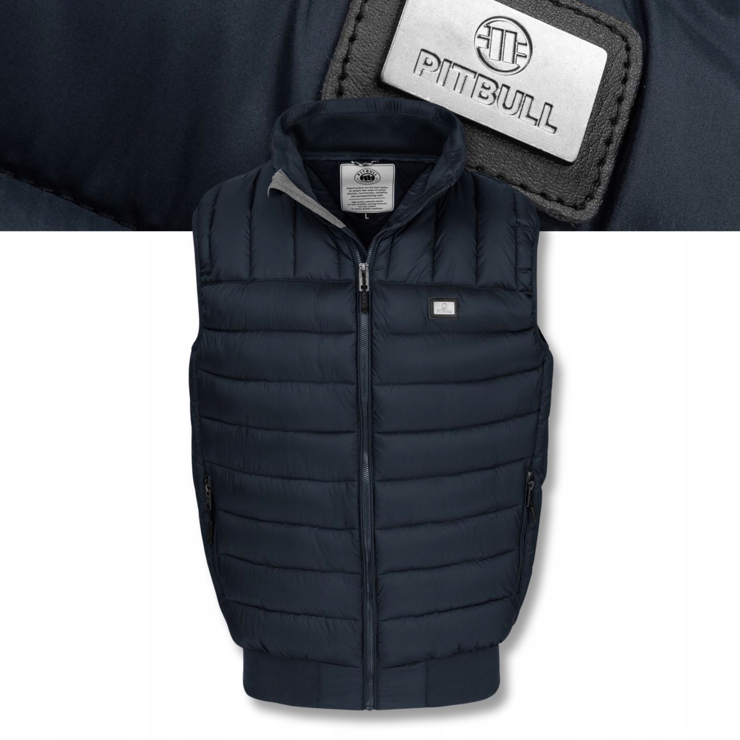 Pánská Bunda Bez Rukávů vesta Pitbull Granger II s prošíváním