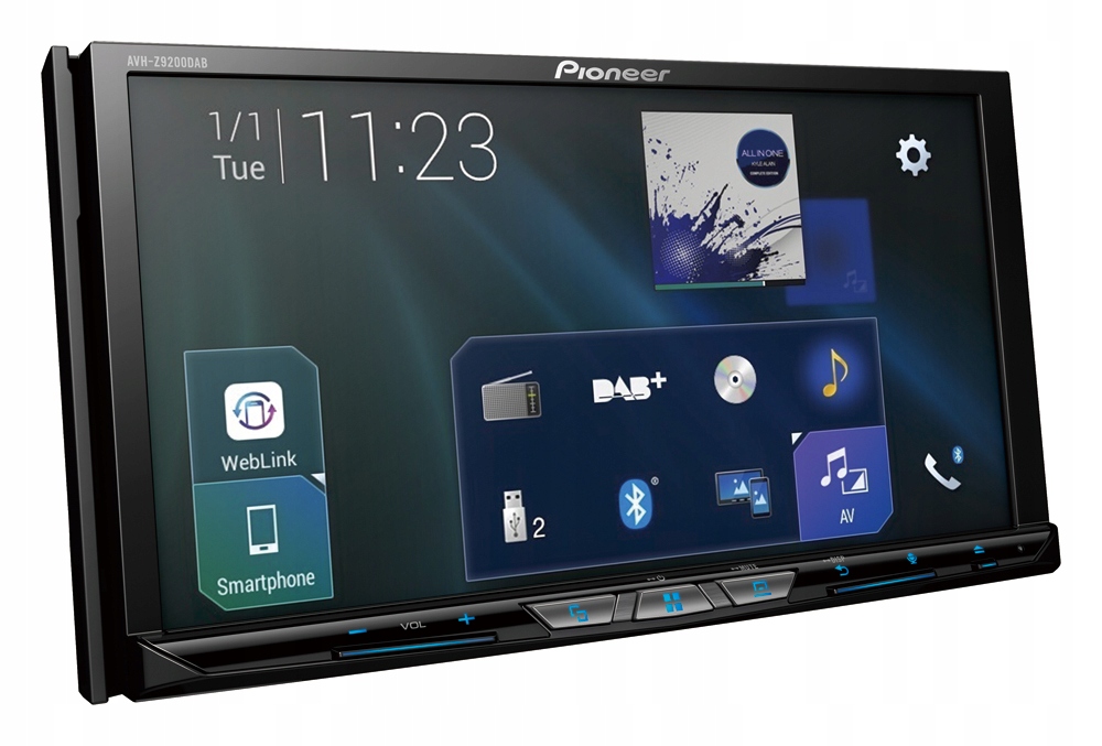 Pioneer AVH-Z9200DAB 2DIN autorádio Bluetooth CarPlay Android Auto