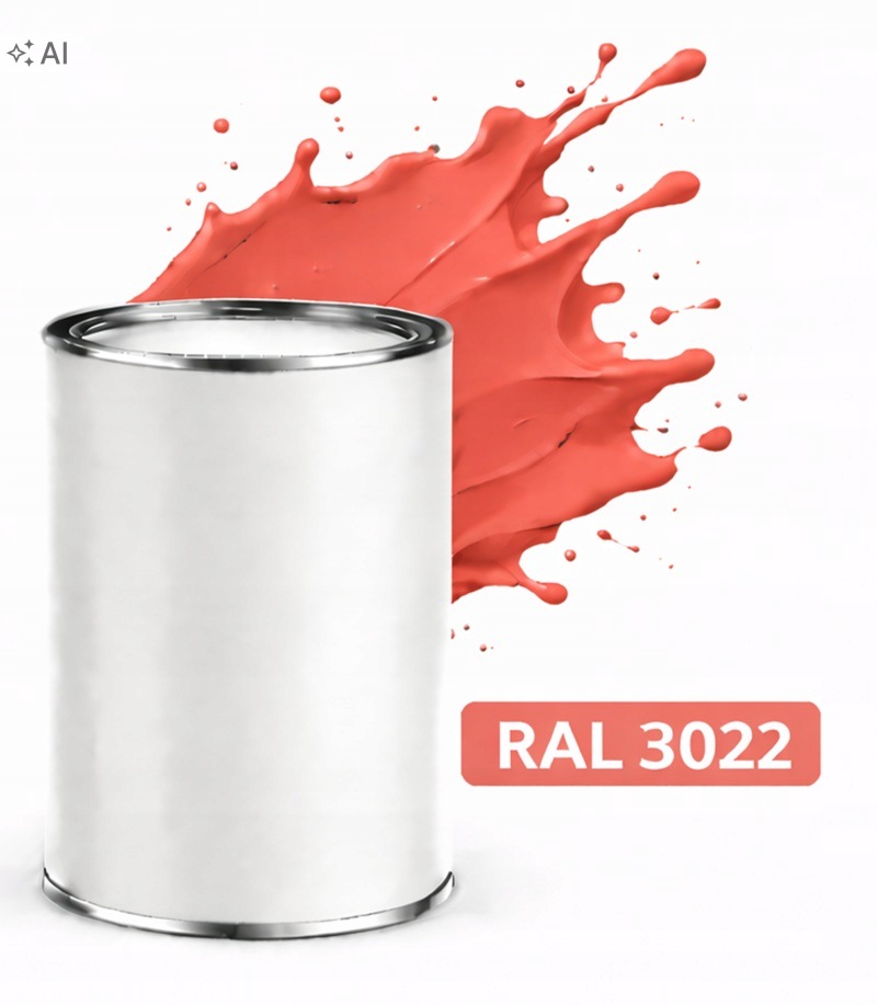 Ral 3022 Alkydový Email Lesklý Barva na kov ocel 1L