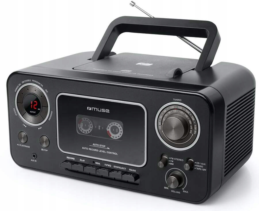 Muse M-182RDC, prenosné rádio s CD a kazetou