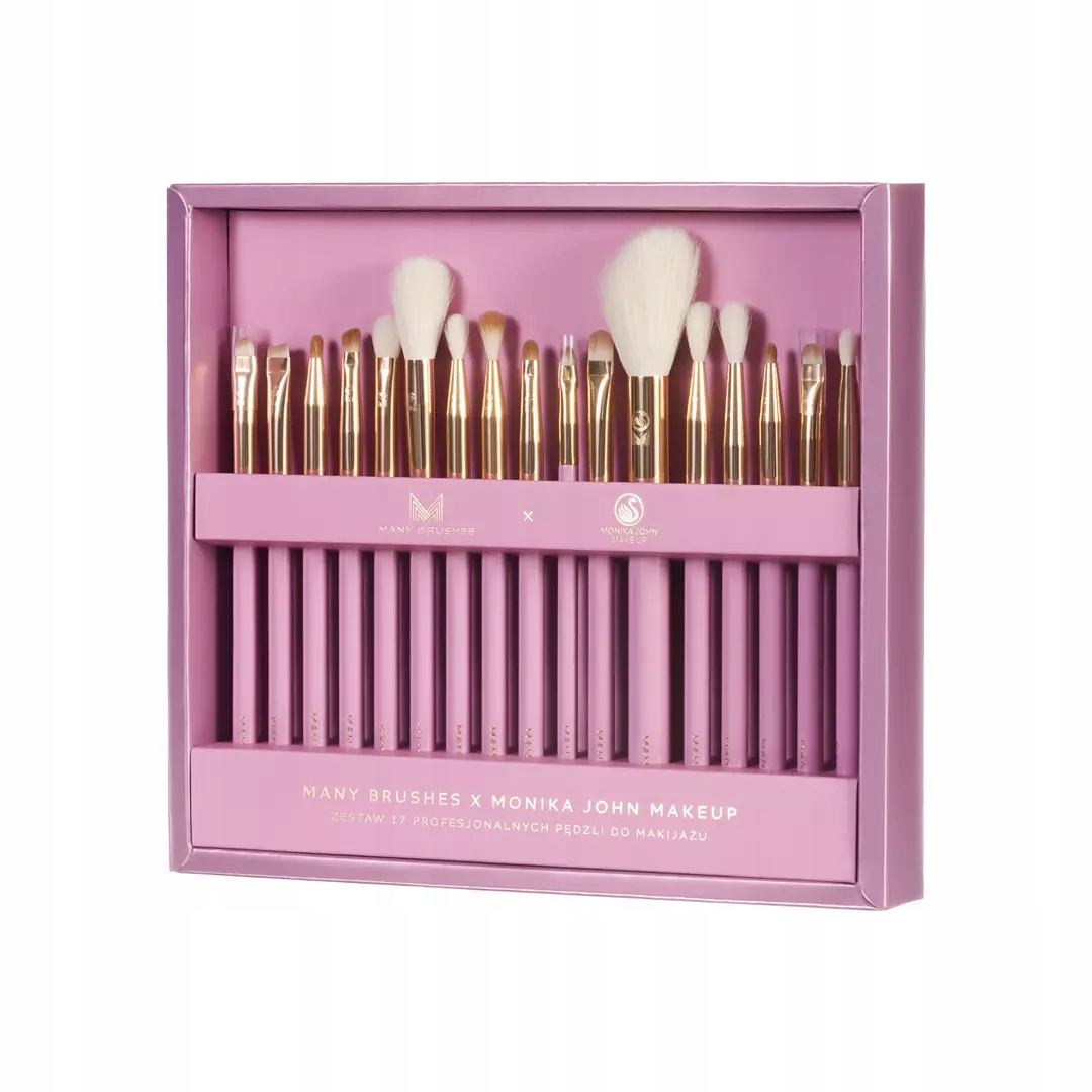 Sada 17 exkluzivních štětců na líčení