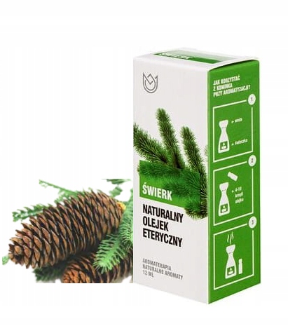 

Naturalny olejek eteryczny Świerk 12ml