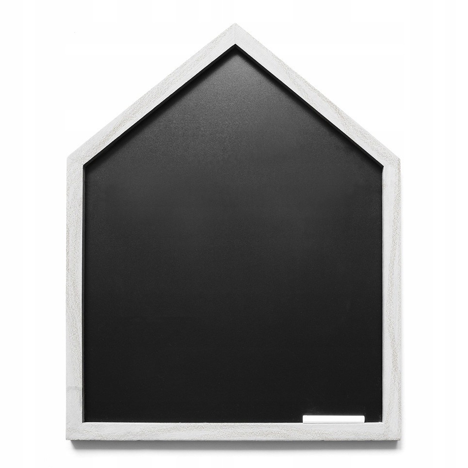 Tablica kredowa Domek z białą ramą 60x75cm