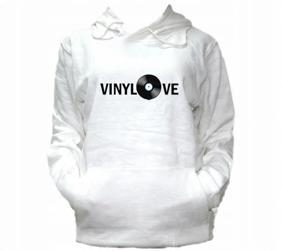 

Xs Bluza Kaptur Damska Vinyle Płyty Retro Muzyka