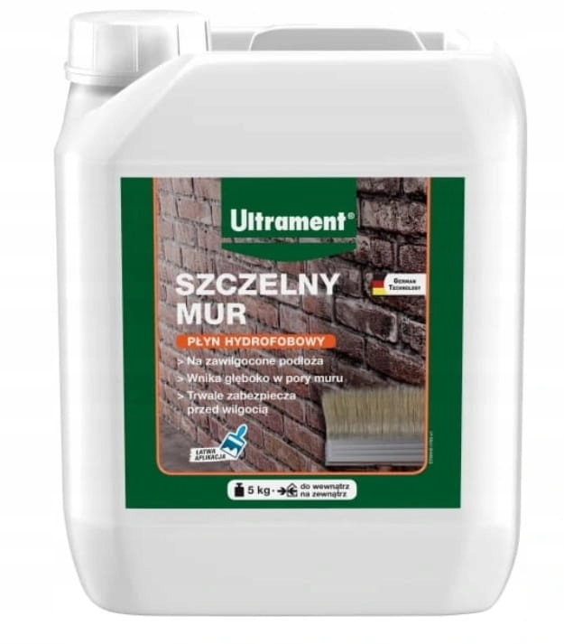 Ultrament Szczelny Mur 5KG na powierzchnie wilgotne do zabezpieczania