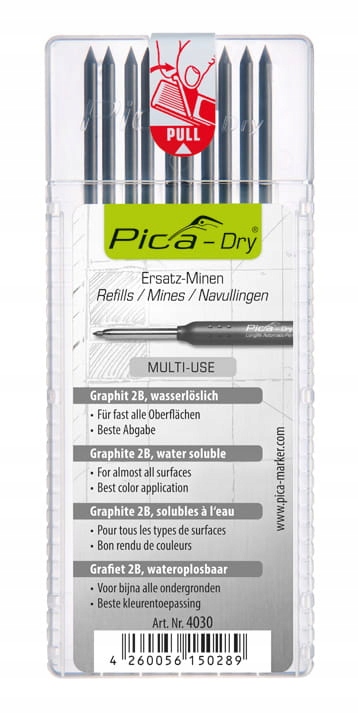 

Pica Dry 4030 Wkłady do ołówka znacznika Grafit