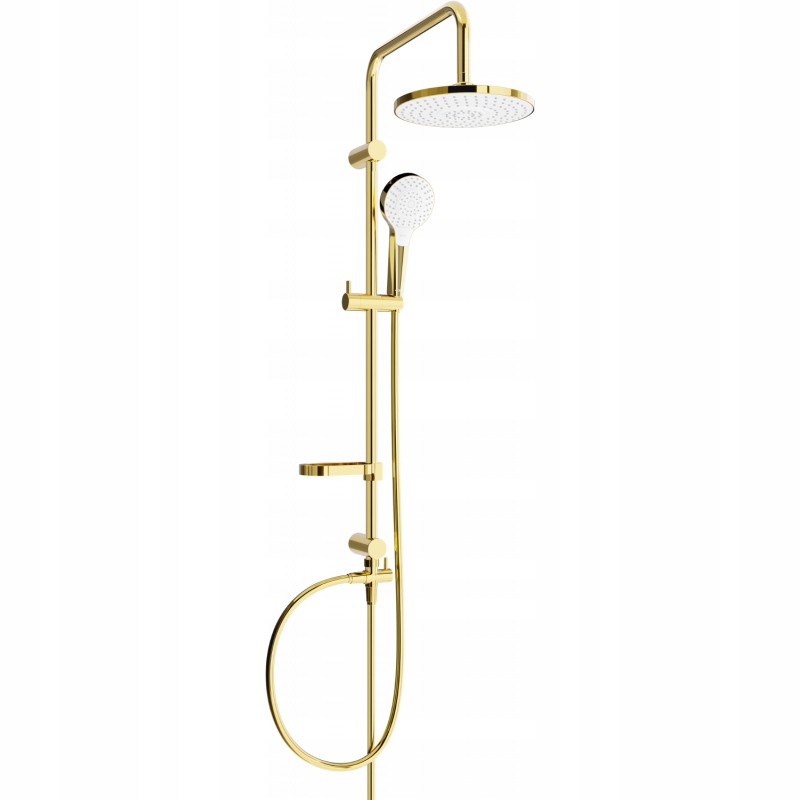 Mexen X05 sprchový sloup, Zlatá/Bílá 798050591-50