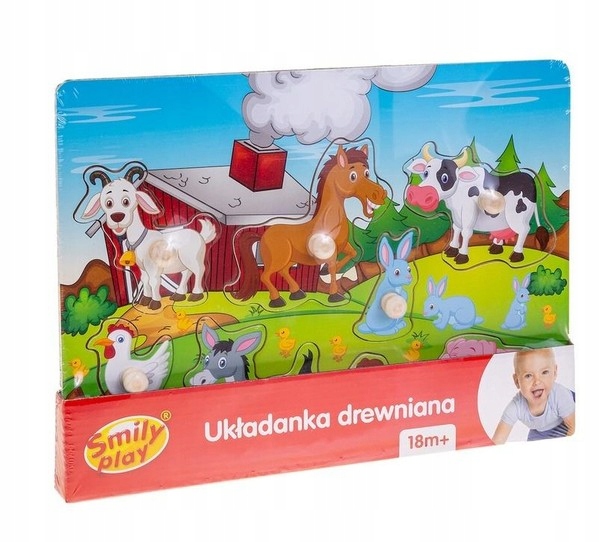 

Układanka drewniana Farma