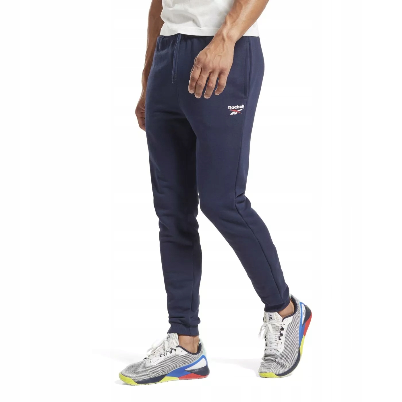 Reebok Kalhoty M 100049529 Ri Ft Left Jogger Navy