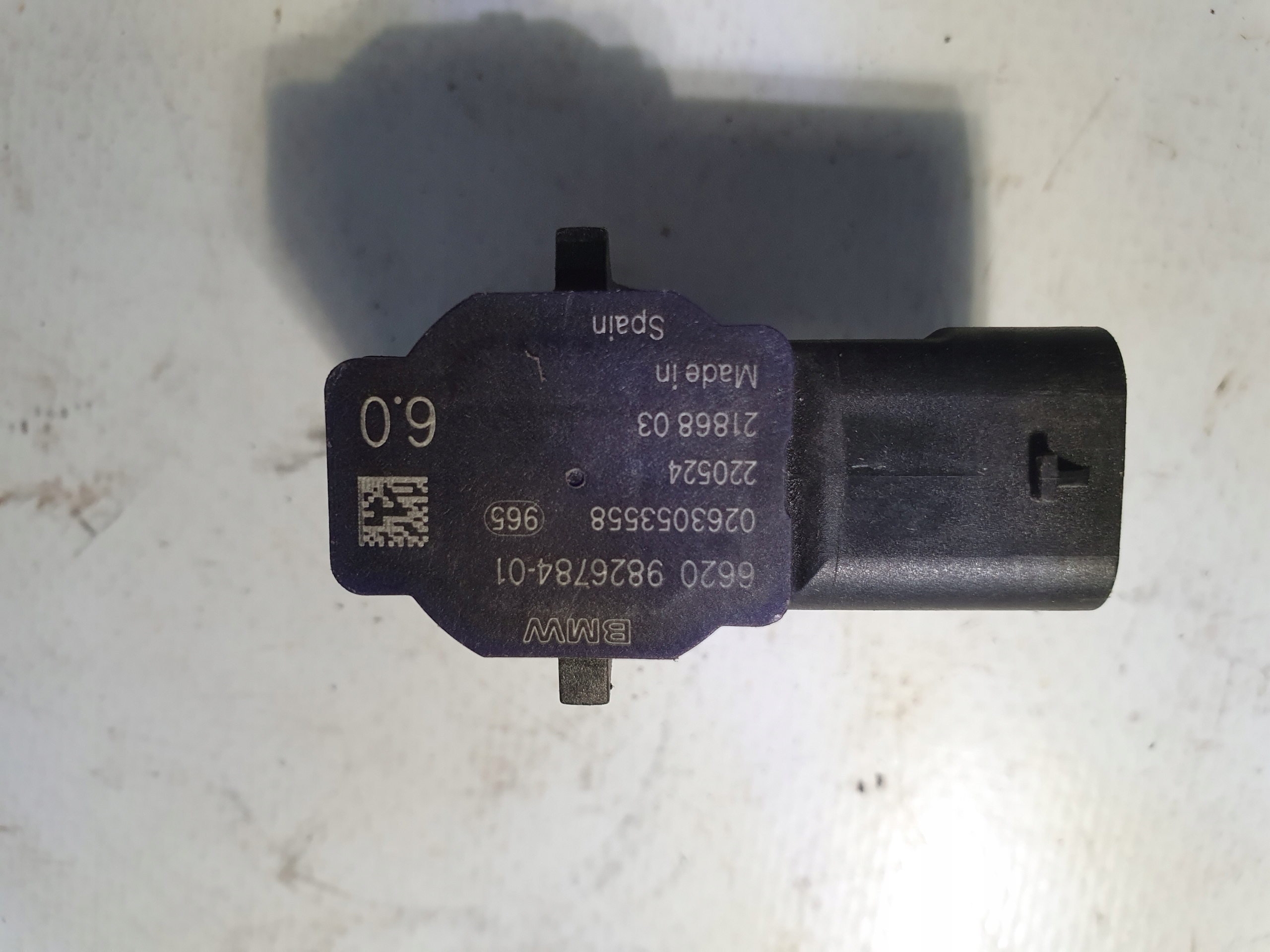 Sensor Pdc 9826784 Bmw Carbon Schwarz Black