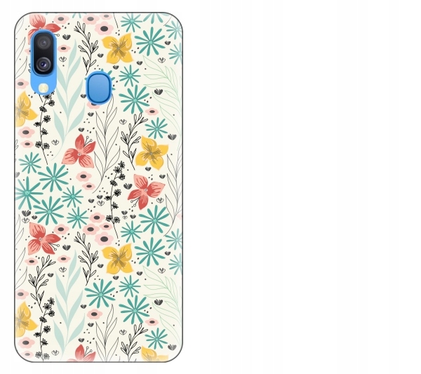 

Etui pokrowiec Samsung Galaxy A40 Floral kwiaty