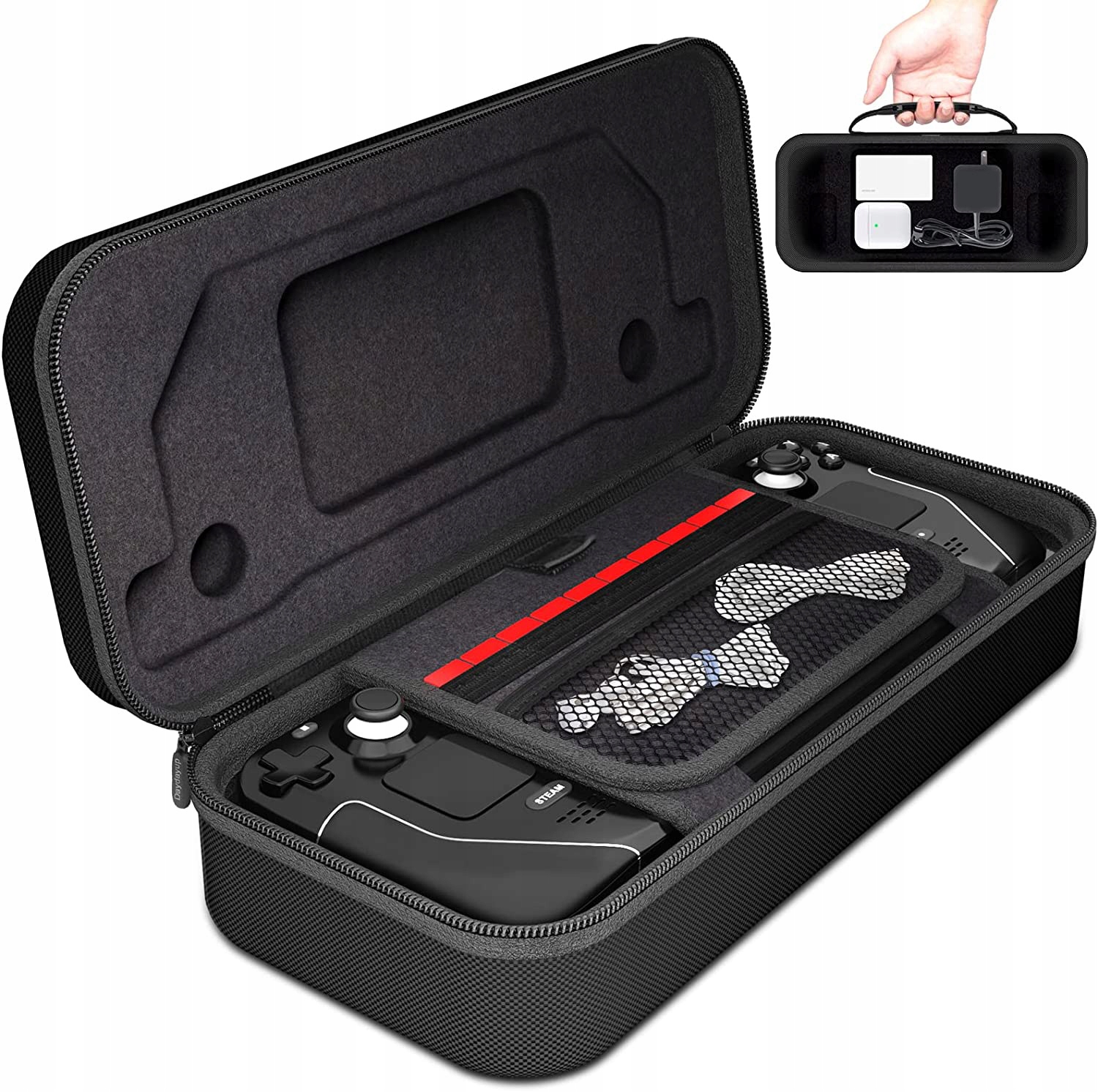 ETUI WZMOCNIONY FUTERAŁ CASE POKROWIEC DO KONSOLI STEAM Deck / Deck OLED