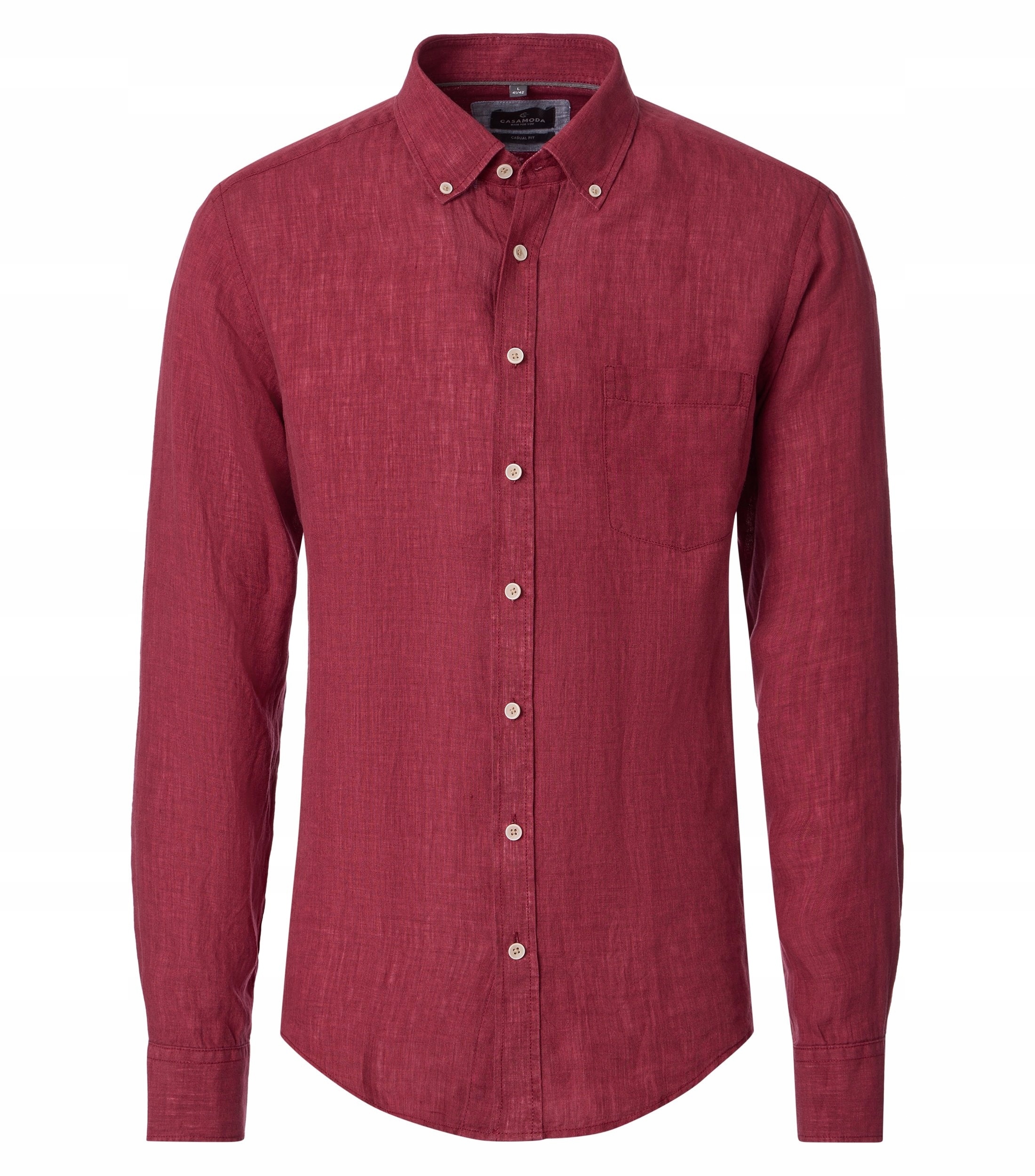 Casamoda Velké Rozměry Lněná Košile Casual Len 100% 2XL 45/46 140 Cm