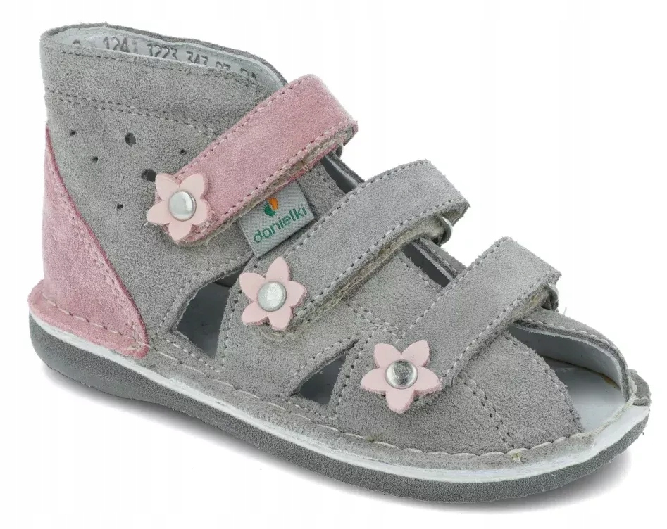 Danielki profilaktyczne buty S124 skórzane kapcie do przedszkola R30