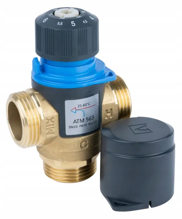 Afriso 3-CESTNÝ Otočný Zmiešavací Ventil Arv 382 Vario Proclick DN20 3/4''