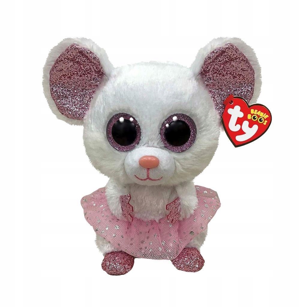 

Beanie Boos Nina - Biała ballerina mysz 24cm