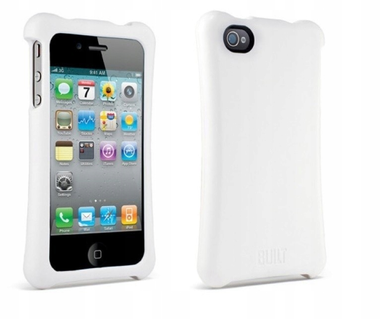 

Pokrowiec hard Built do iPhone 4 4S Biały White