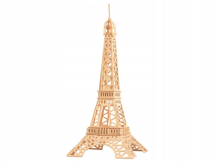 Puzzle 3d drewniane Wieża Eiffla