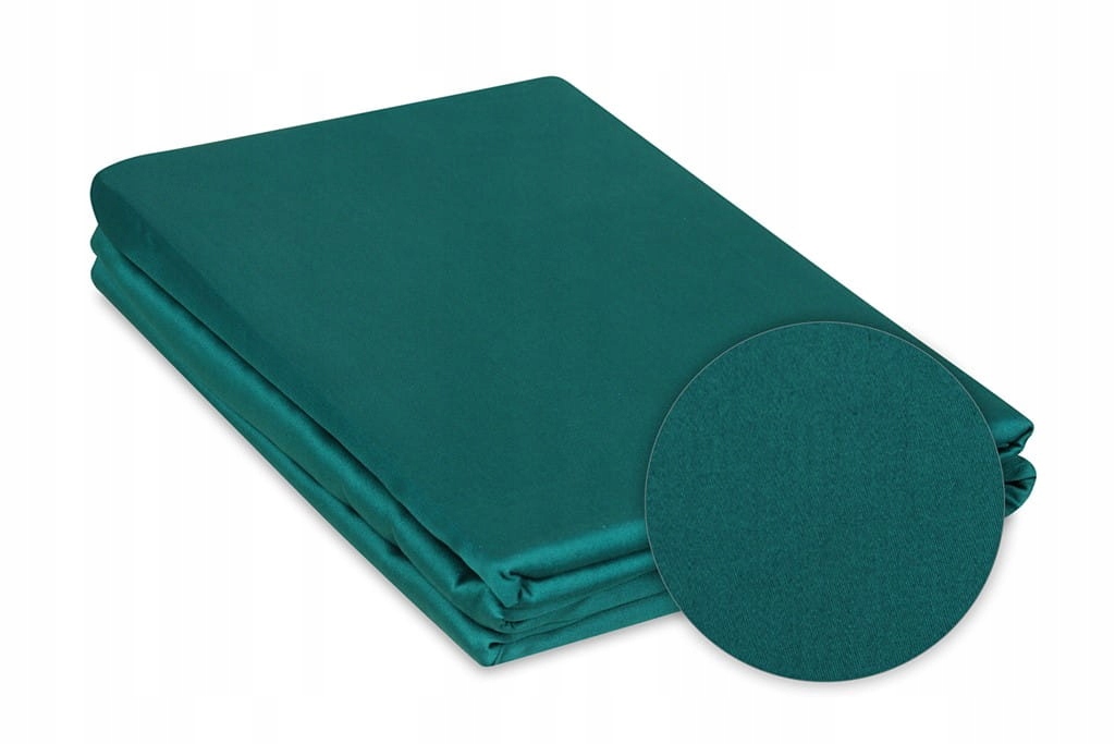 Posteľná Bielizeň Saténová jednofarebná 160x200 Kolekcia Gold zelená obliečky 40x40