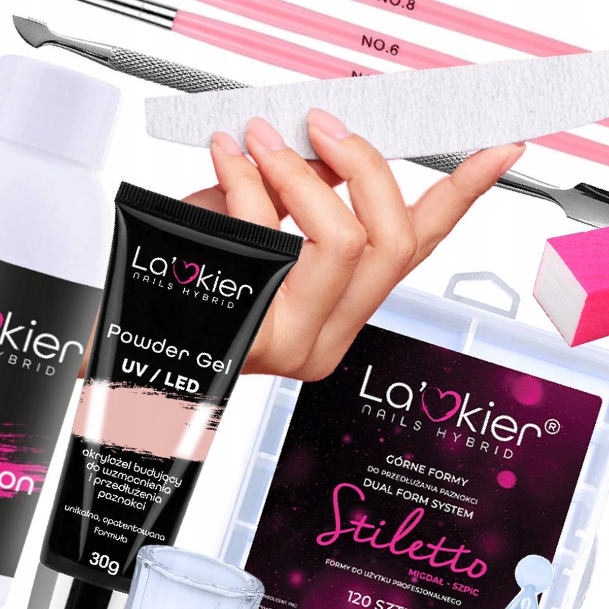 Zestaw flexy gel Akrylożel budujący La'kier