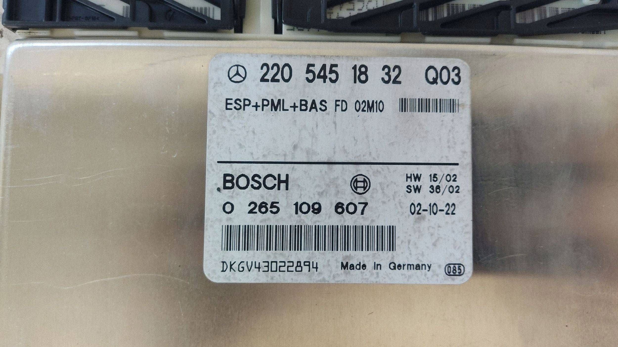 control unit module ESP MERCEDES-BENZ S350 W220 3.7i 2002