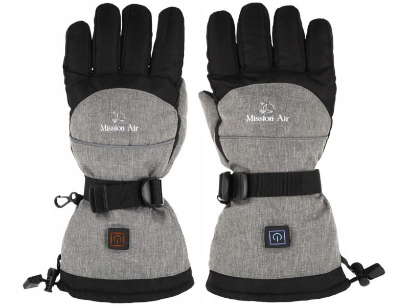 Podgrzewane rękawiczki Mission Air E-Gloves Czarno-szary