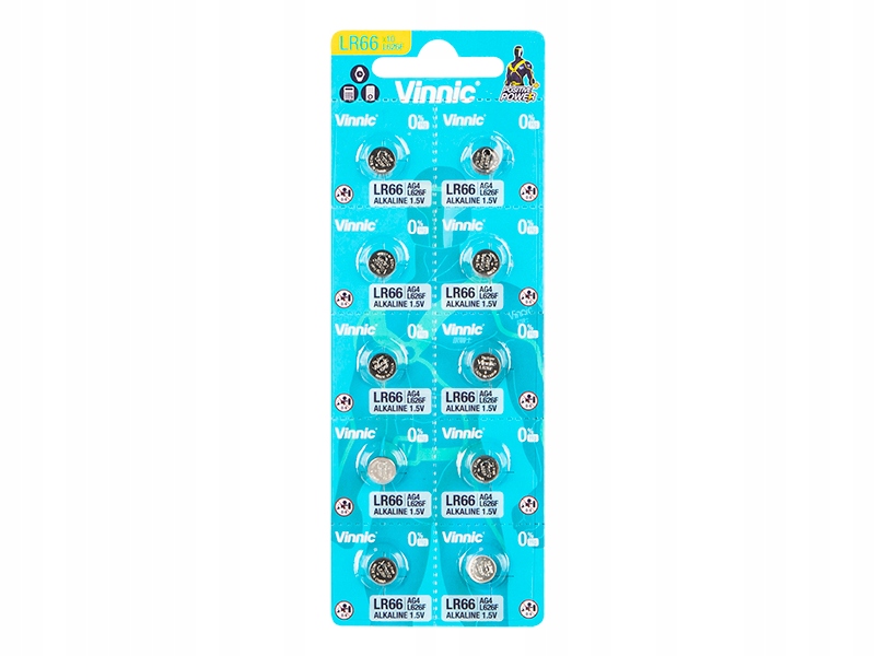 

Bateria Alkaiczna Guzikowa Vinnic L626 LR66 AG4