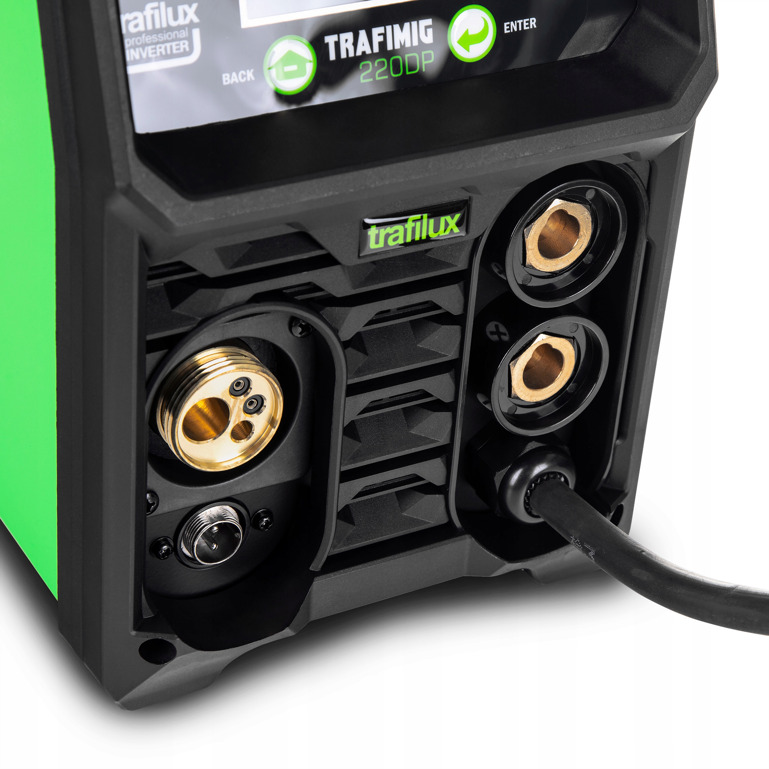 SPAWARKA INWERTOROWA INWERTER TRAFILUX MIG 220 DUAL PULS MMA TIG 200A 230V Waga urządzenia 15 kg