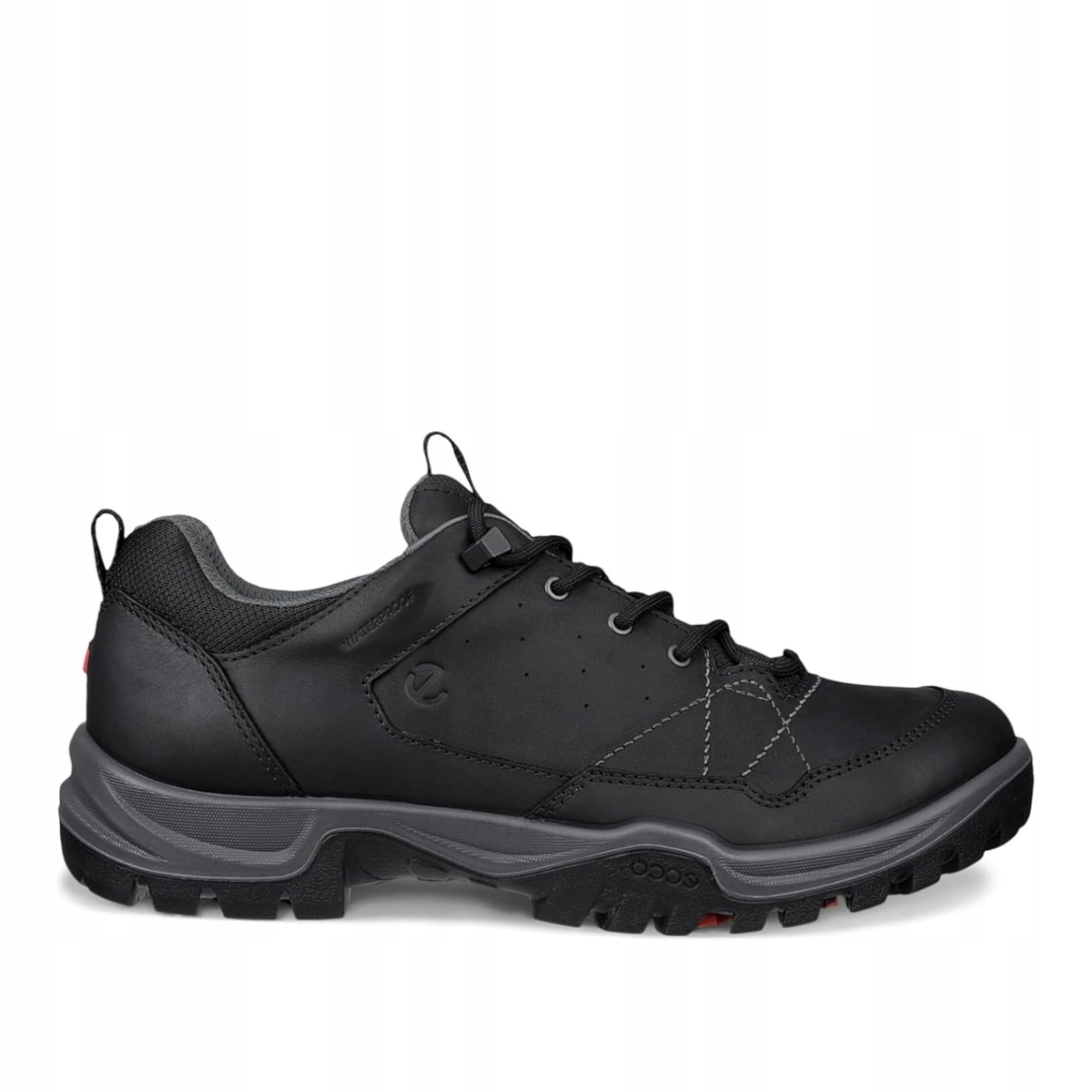 Buty Męskie Ecco Receptor Trekk Niskie Skóra Naturalna Czarne R 44 28 cm