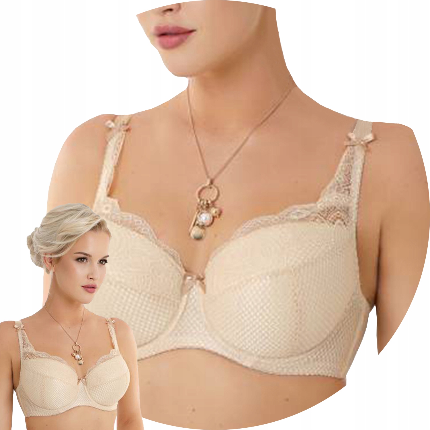 Nessa Abbi II N502 béžová 60F Vyztužená podprsenka