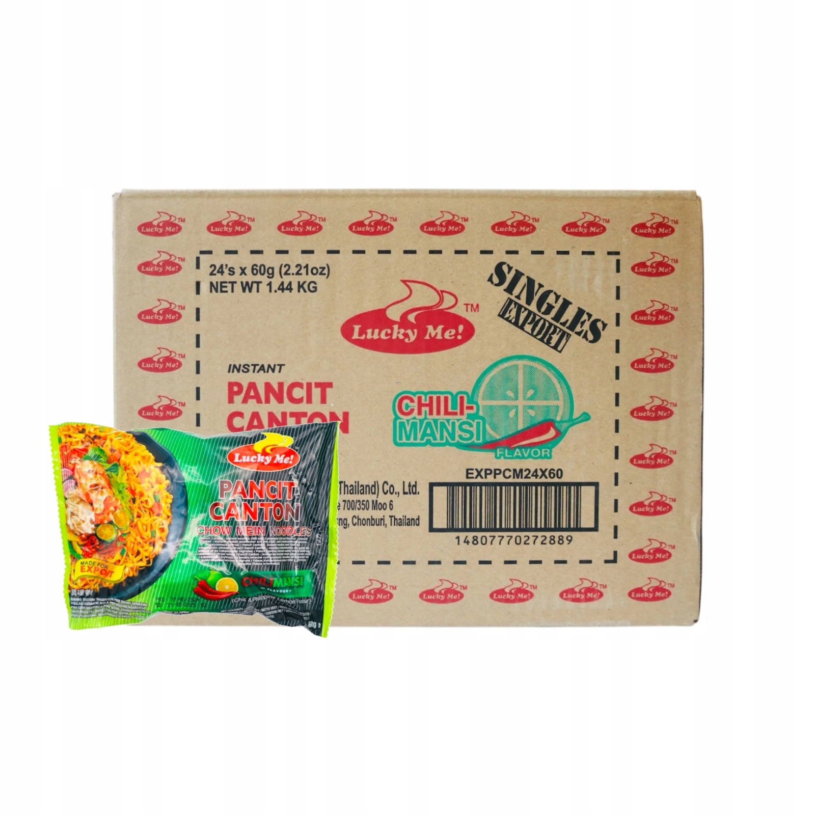 24x Danie instant Pancit Canton Chilimansi 60g Lucky Me Filipino Food