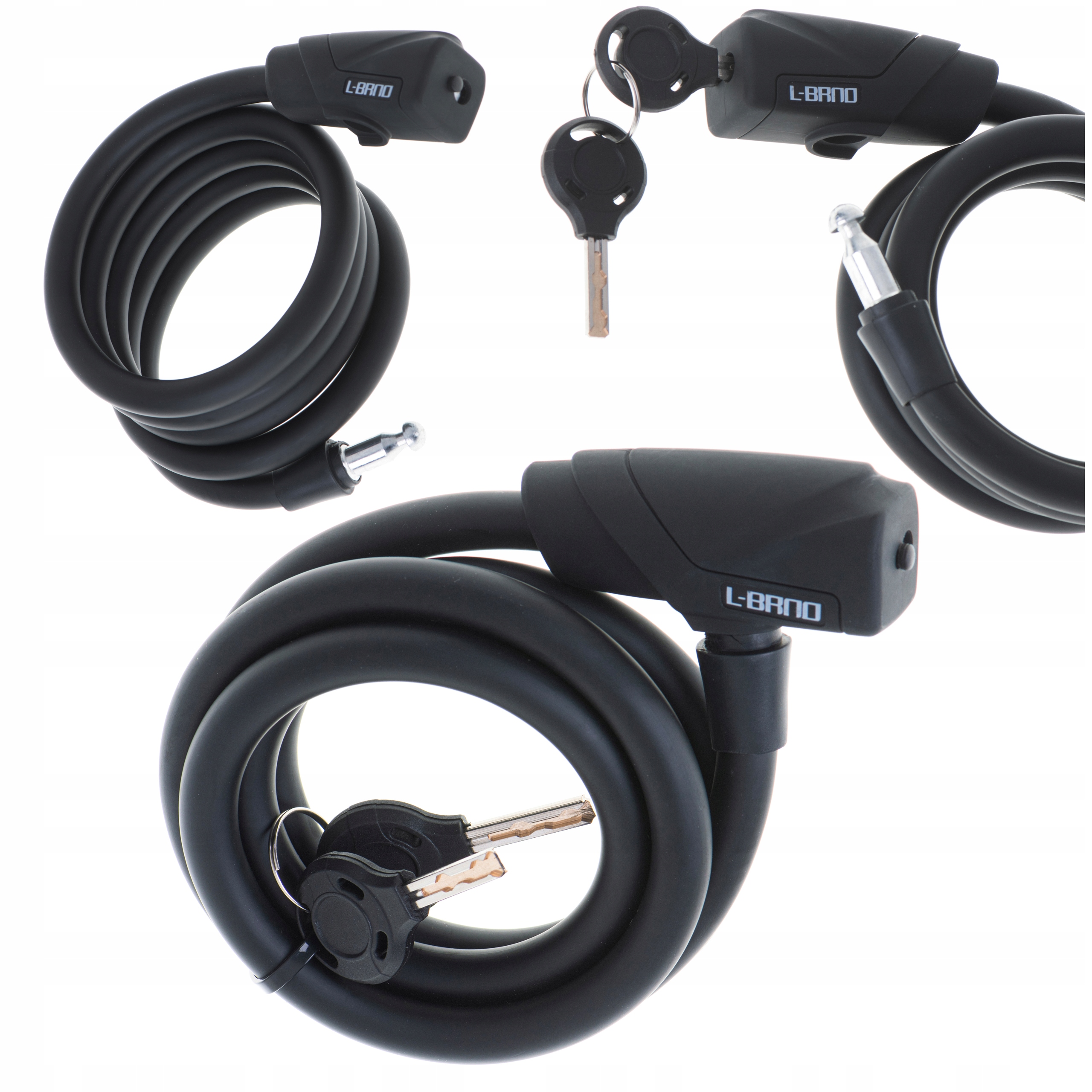 

Zapięcie zabezpieczenie rowerowe spirala na klucz