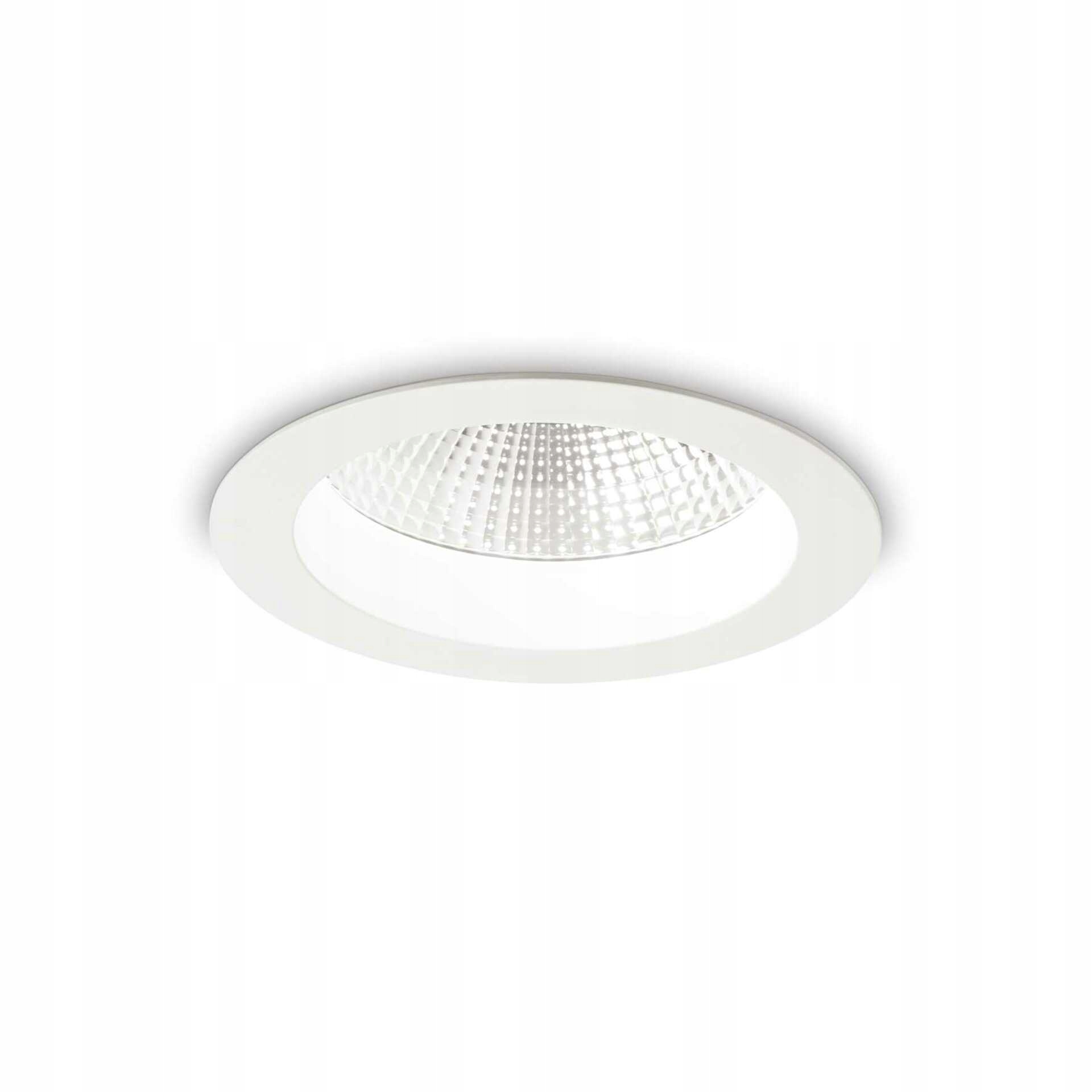 Zapustené bodové svietidlo Led Ideal Lux Basic 15W 3000K biela IP20