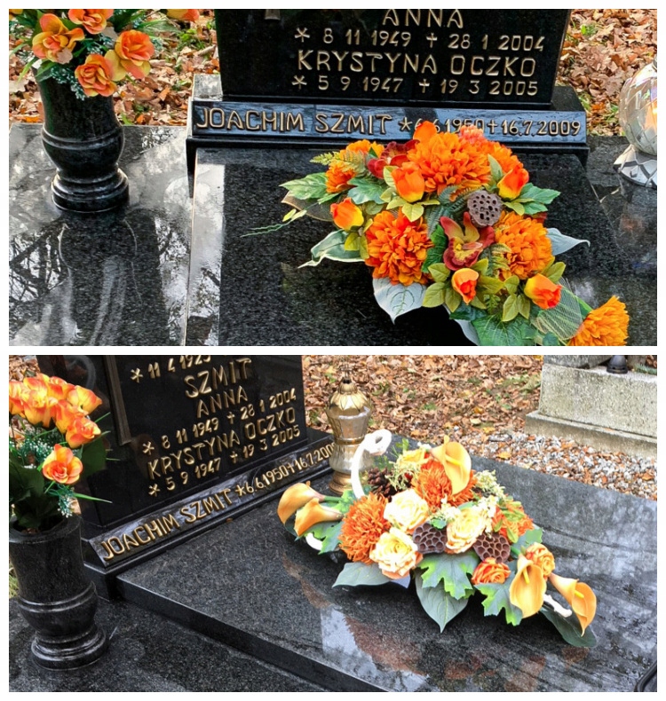 Stroik HITcmentarz grób Kompozycja Wiązanka pomnik Stan opakowania oryginalne