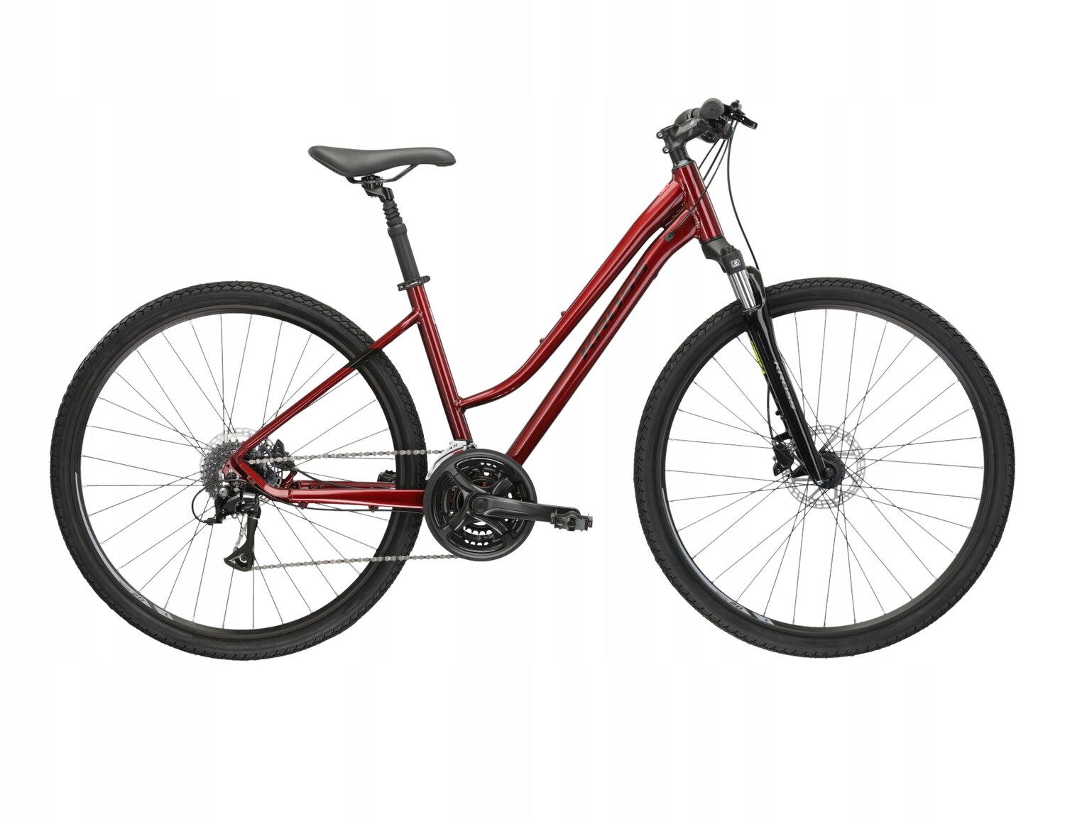 Rower crossowy Kross Evado 4.0 rama 19 cali koło 28 " czerwony