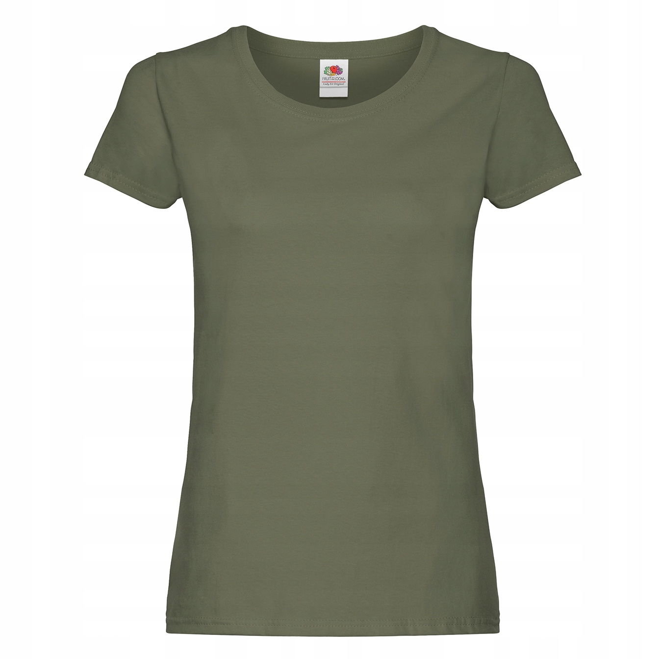 DAMSKA KOSZULKA T-SHIRT FRUIT fc classic olive XS