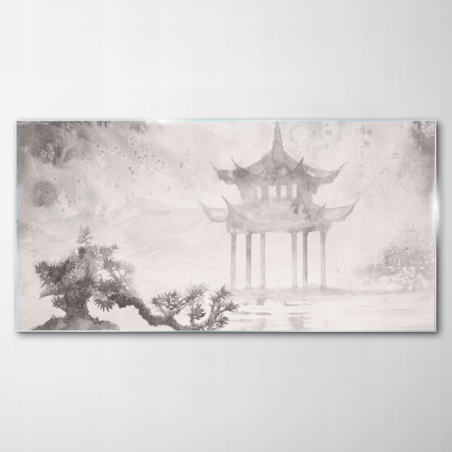 Tvrdený sklenený obraz Japonský štýl 140x70