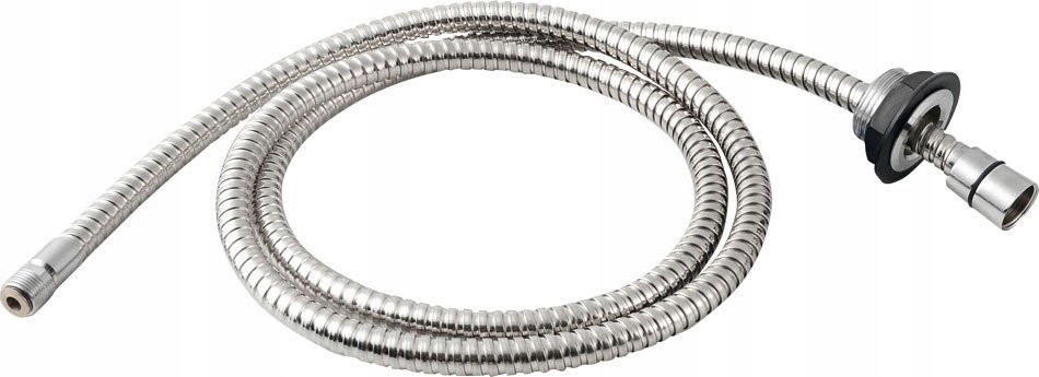 Sprchový priechod pre okraj vane s hadicou F1/2"-M3/8", okrúhly, chróm