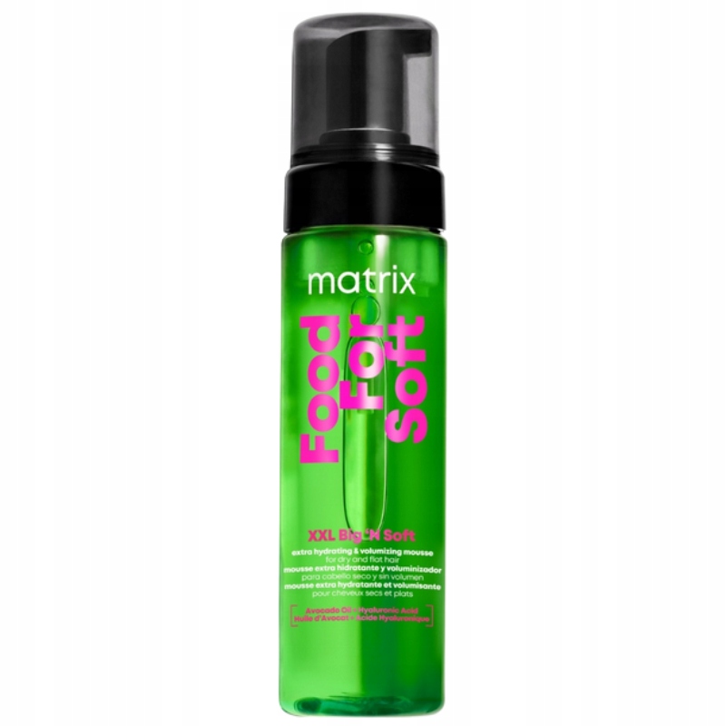 Matrix Food For Soft XXL Soft Pěna na vlasy Hydratační Objem 200 Ml