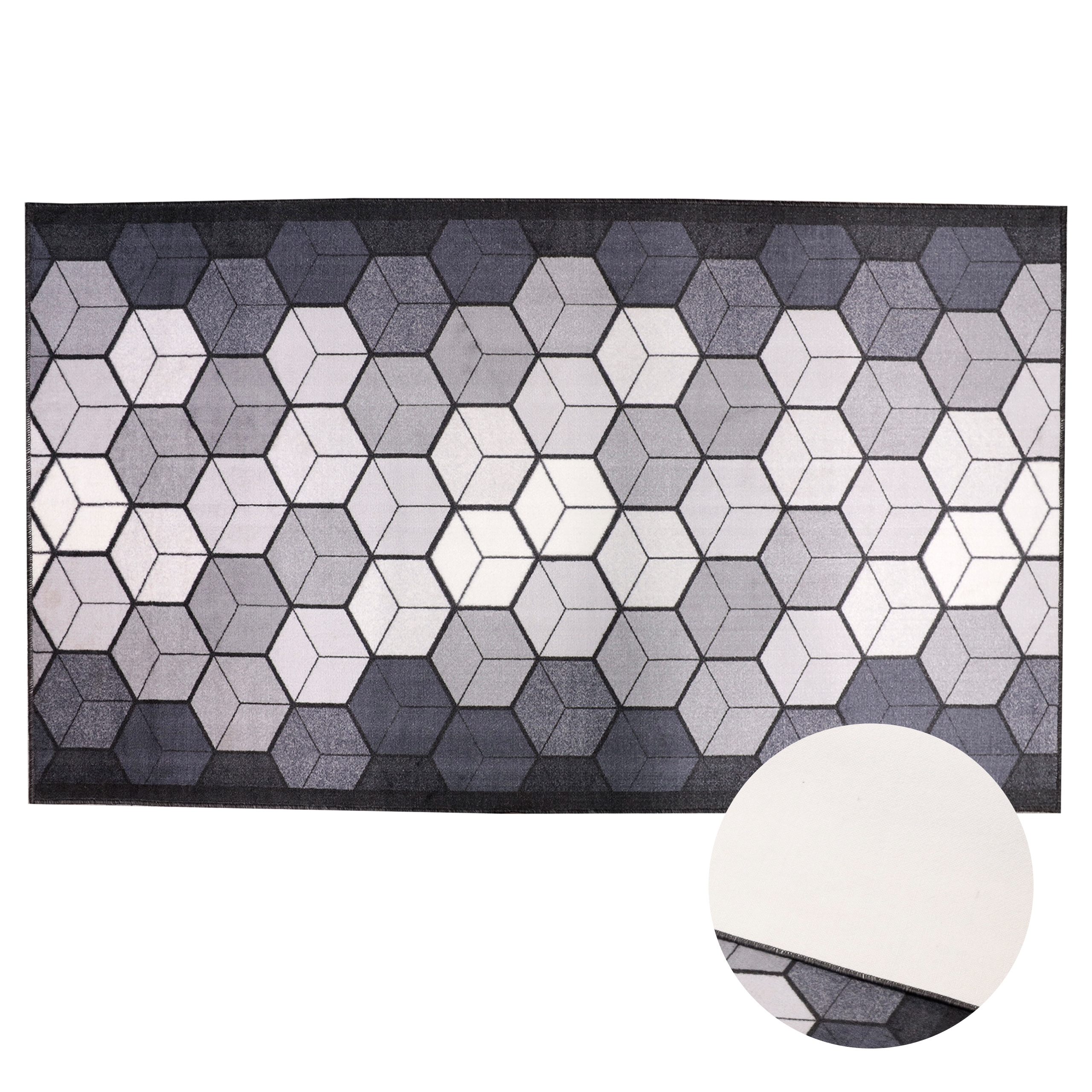 Koberec do obývacího pokoje do ložnice Cubik 100x200 cm moderní geometrický