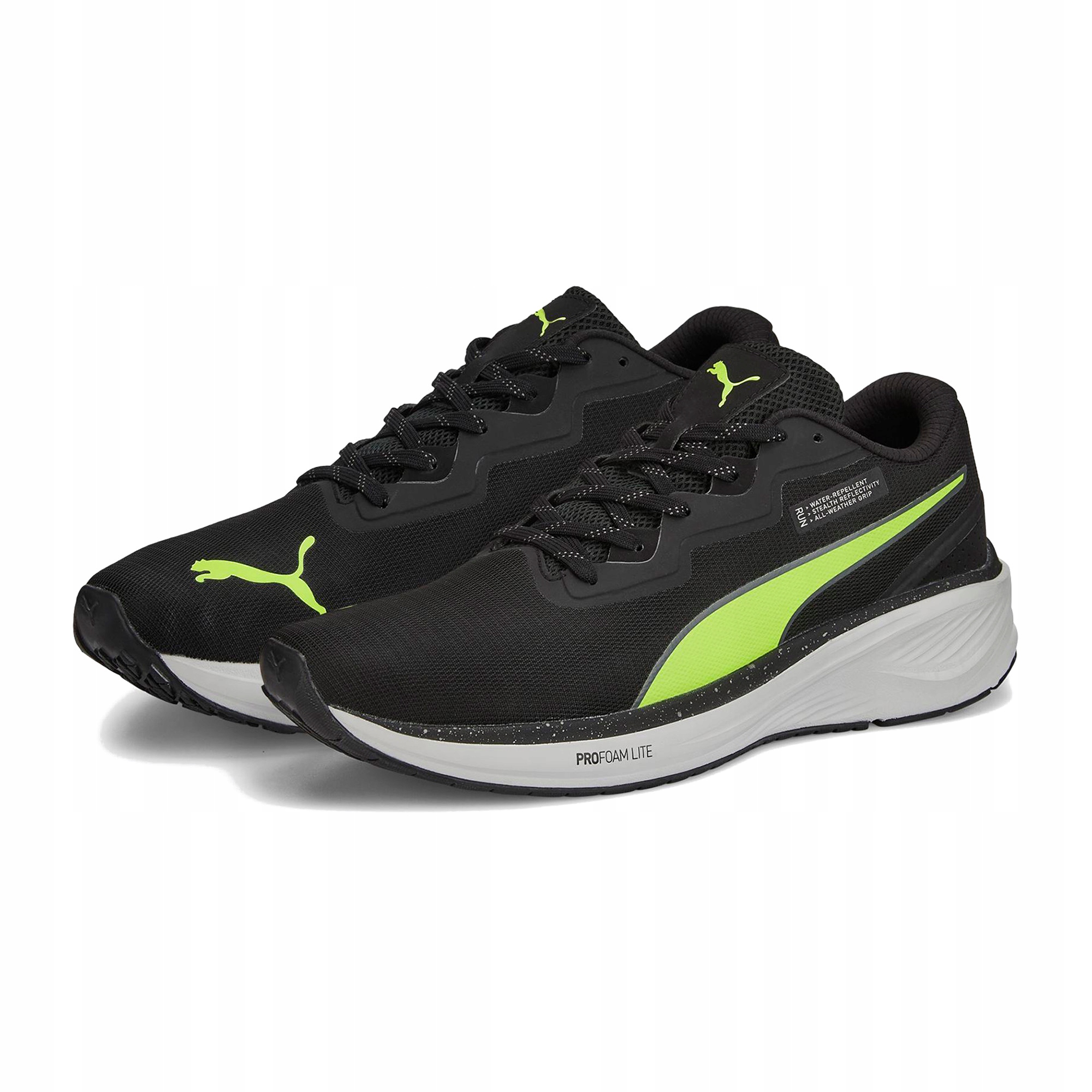 Buty do biegania męskie Puma czarno-zielone 42
